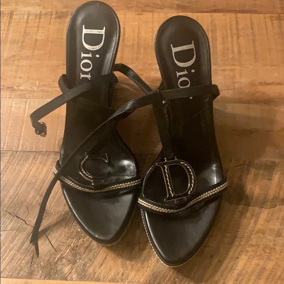 Dior Shoes - GREAT CONDITION DIOR WEDGE HEELS